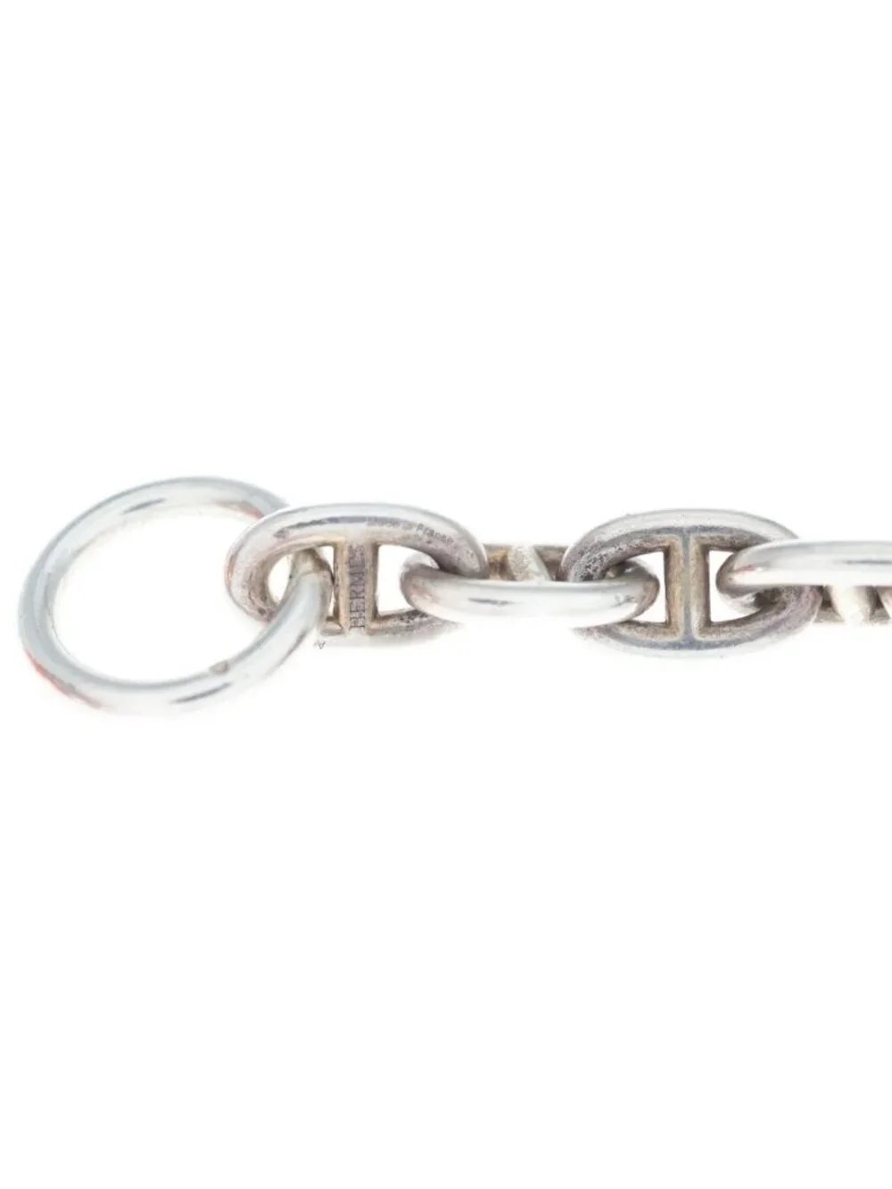 Hermes Chaine D'ancre MM 15 Pieces Bracelet Bangle Silver